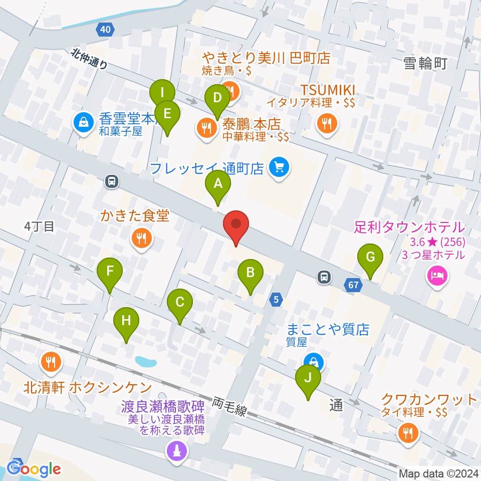 JAZZ 屋根裏周辺の駐車場・コインパーキング一覧地図