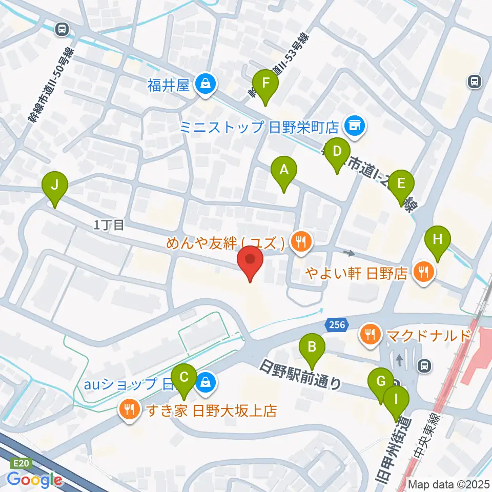 新町交流センター周辺の駐車場・コインパーキング一覧地図