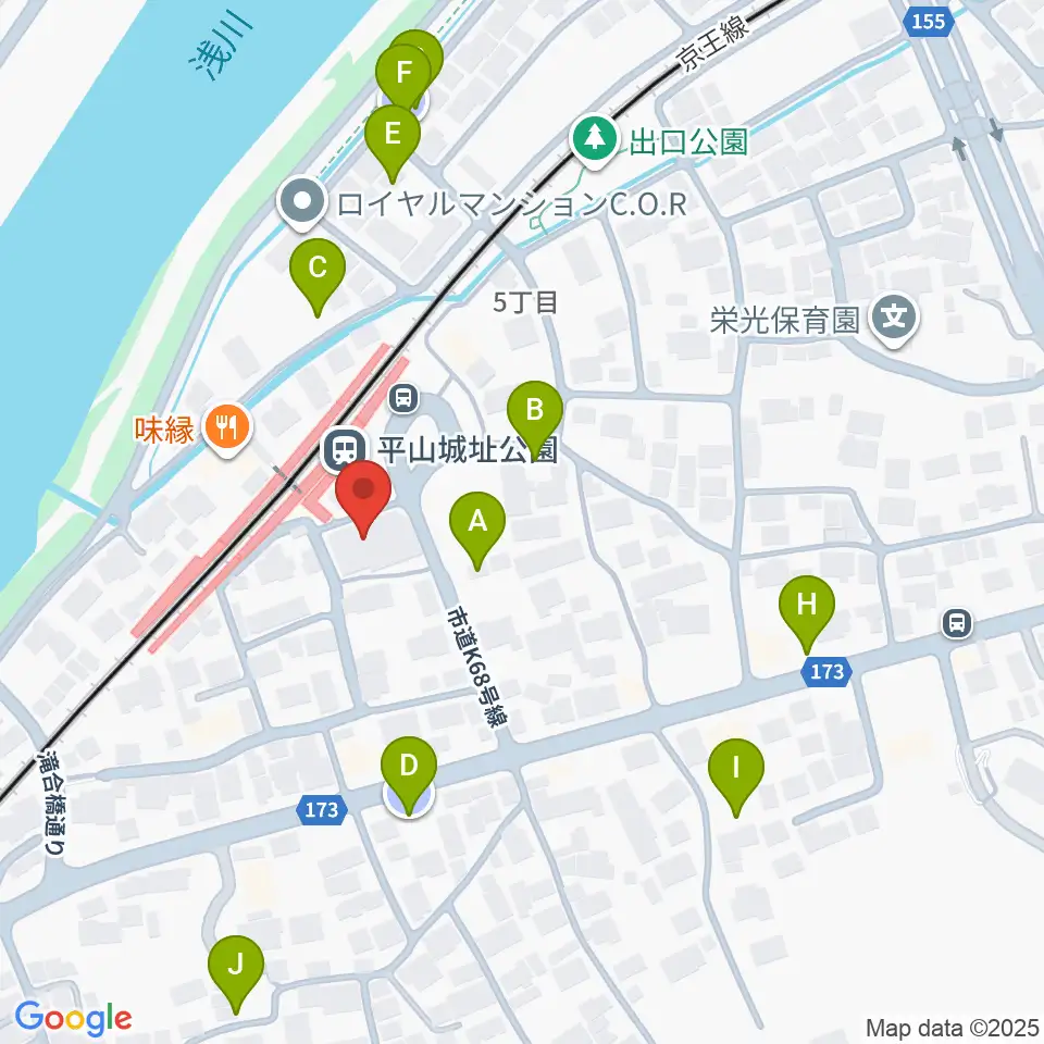 日野市平山交流センター周辺の駐車場・コインパーキング一覧地図
