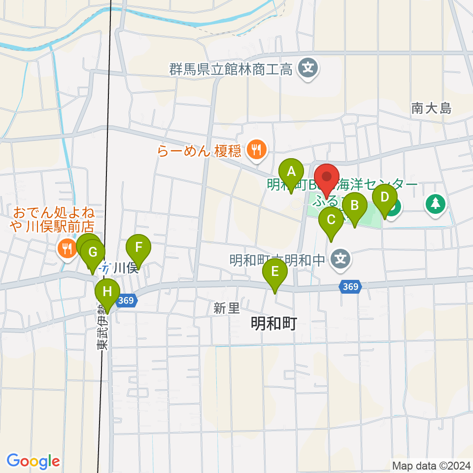 日本キャンパックホール周辺の駐車場・コインパーキング一覧地図