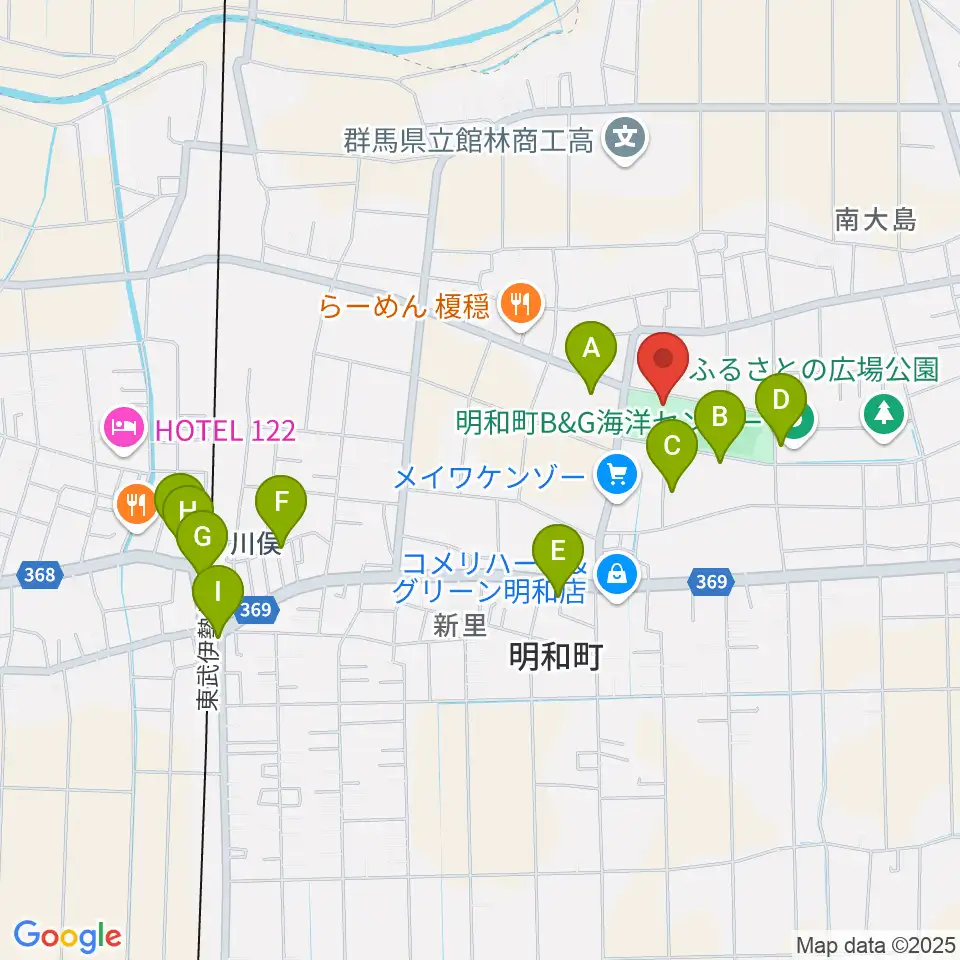 日本キャンパックホール周辺の駐車場・コインパーキング一覧地図