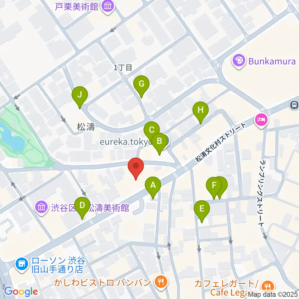 タカギクラヴィア 松濤サロン周辺の駐車場・コインパーキング一覧地図