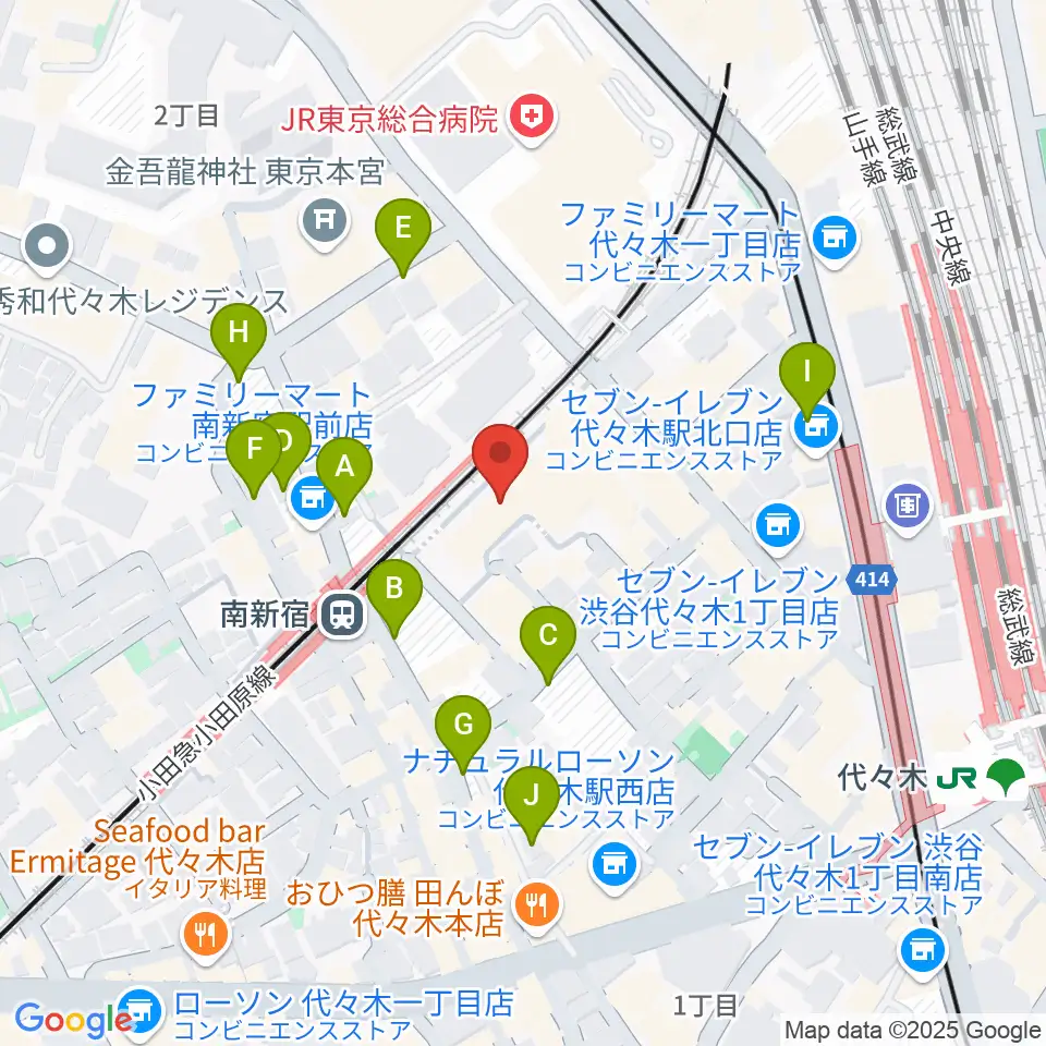 山野ホール周辺の駐車場・コインパーキング一覧地図