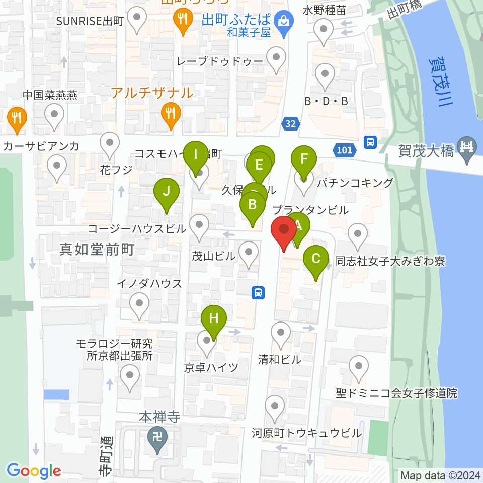 ソクラテス＆スー周辺のファミレス・ファーストフード一覧地図