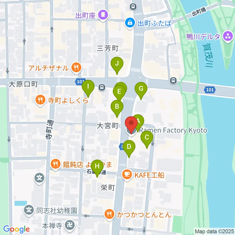 ソクラテス＆スー周辺のファミレス・ファーストフード一覧地図