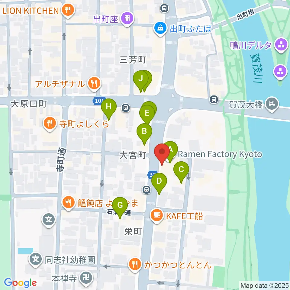 ソクラテス＆スー周辺のファミレス・ファーストフード一覧地図