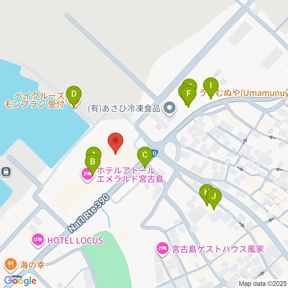 マティダ市民劇場周辺のファミレス・ファーストフード一覧地図