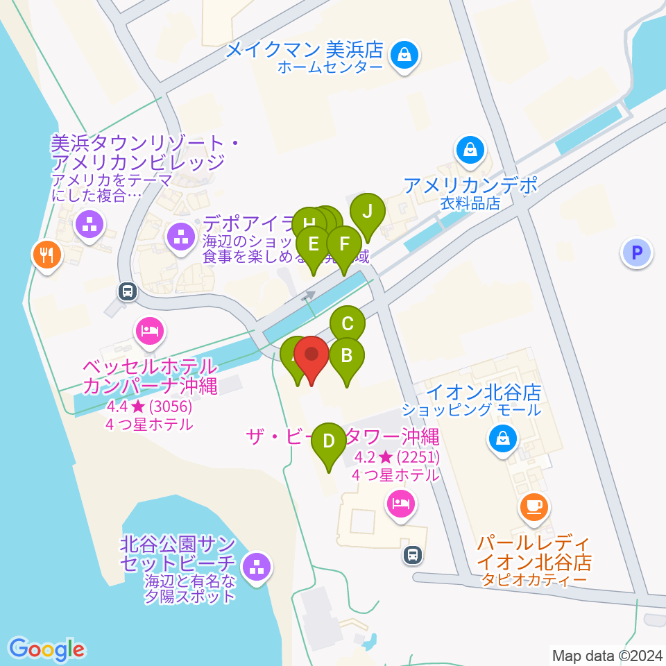 カラハーイ周辺のファミレス・ファーストフード一覧地図