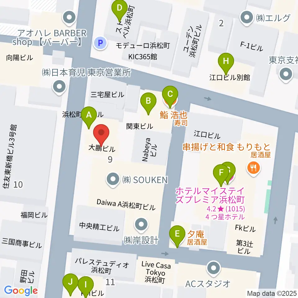 ジャパンウィンズ周辺のファミレス・ファーストフード一覧地図