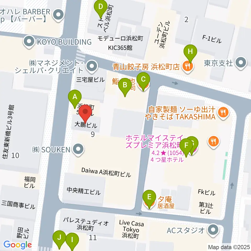 ジャパンウィンズ周辺のファミレス・ファーストフード一覧地図