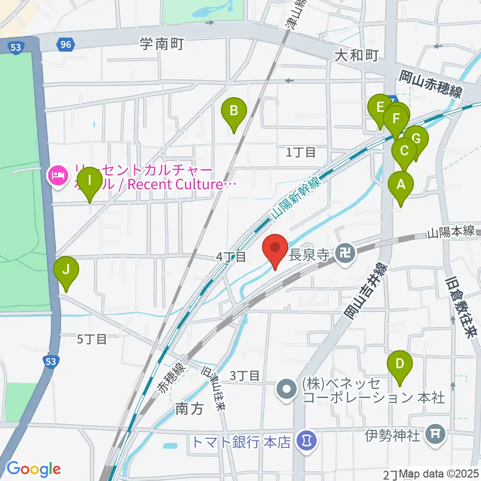 STUDIO S-FORCE周辺のファミレス・ファーストフード一覧地図
