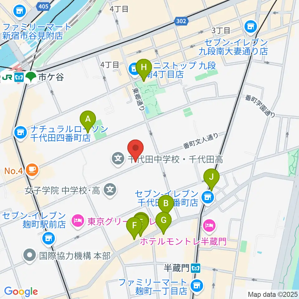 東京ビジュアルアーツ周辺のファミレス・ファーストフード一覧地図