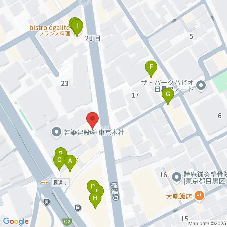 いろはスタジオ周辺のファミレス・ファーストフード一覧地図