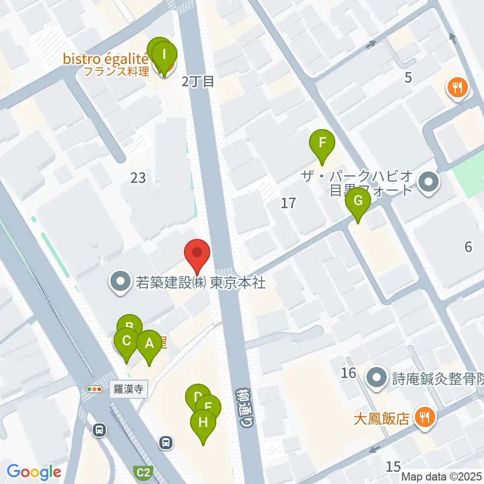 いろはスタジオ周辺のファミレス・ファーストフード一覧地図