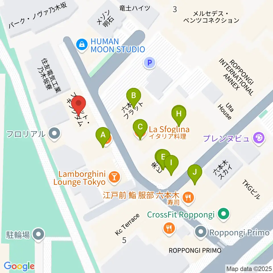 プラネットキングダム周辺のファミレス・ファーストフード一覧地図