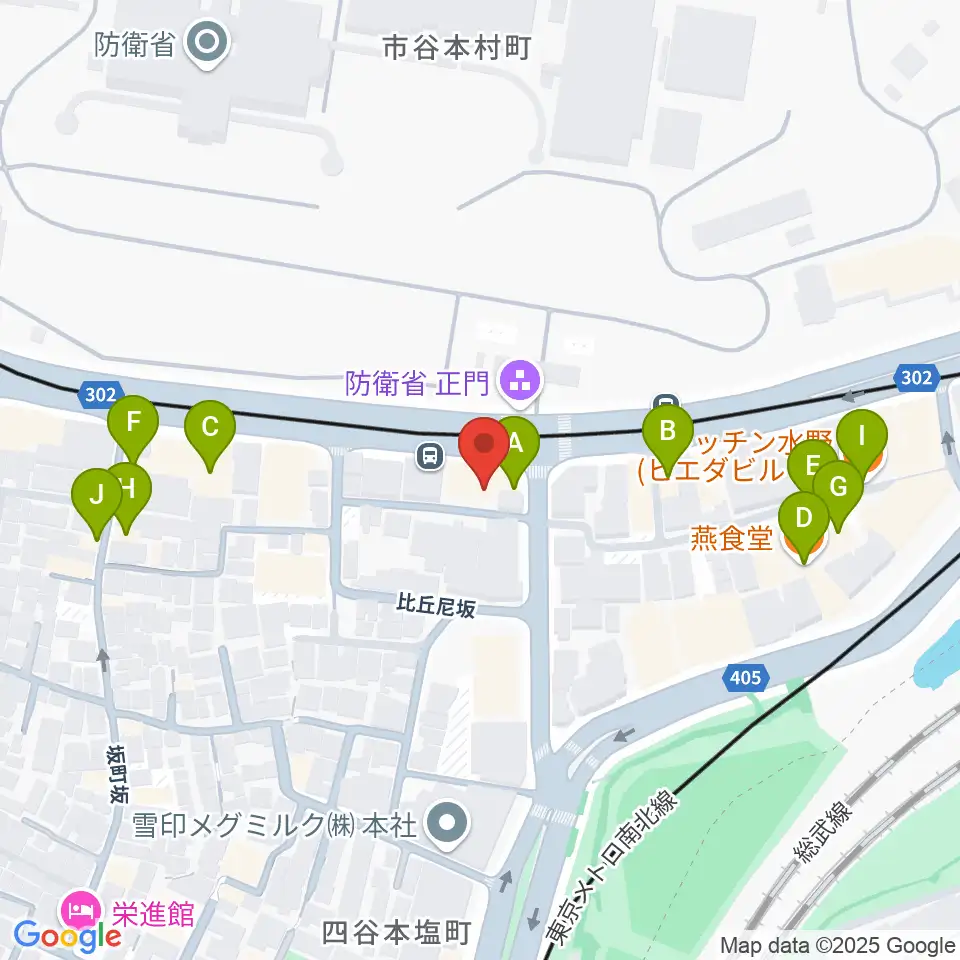 スタジオ サウンドバレイ周辺のファミレス・ファーストフード一覧地図
