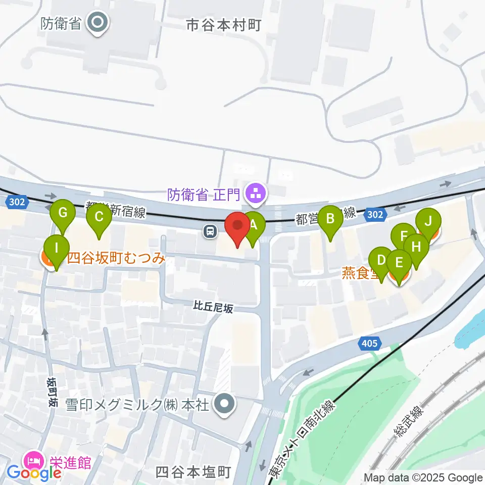 スタジオ サウンドバレイ周辺のファミレス・ファーストフード一覧地図