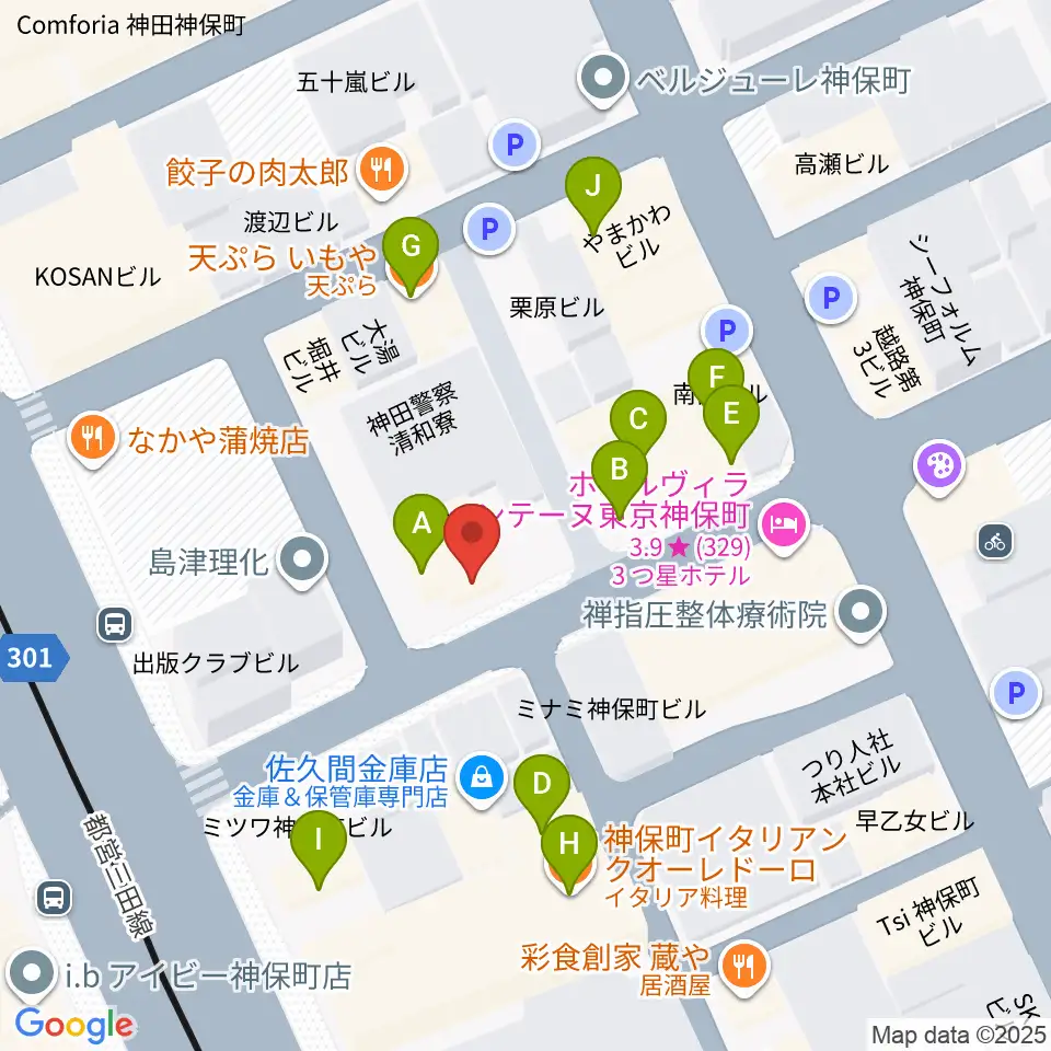 リムショット周辺のファミレス・ファーストフード一覧地図