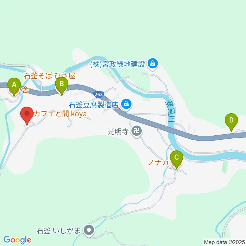 ピアノファクトリークジラ周辺のファミレス・ファーストフード一覧地図