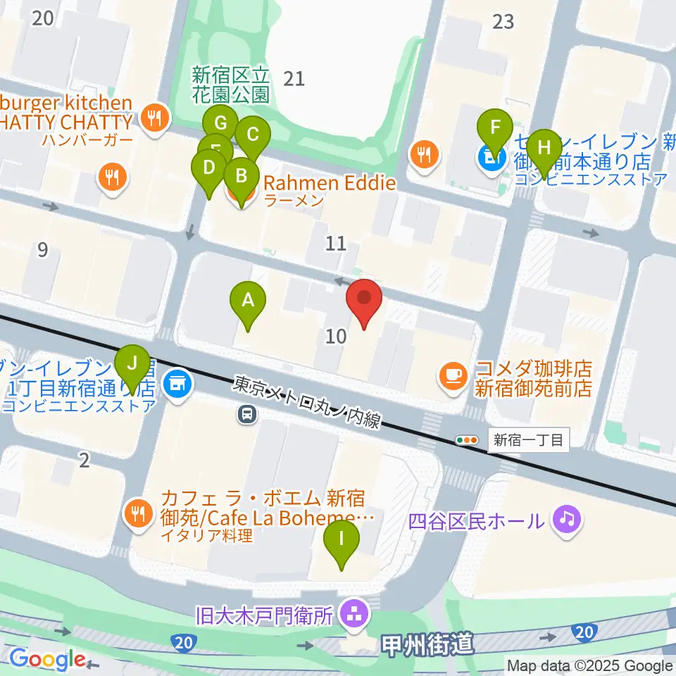 輸入ピアノ.com byカモシタピアノ周辺のファミレス・ファーストフード一覧地図