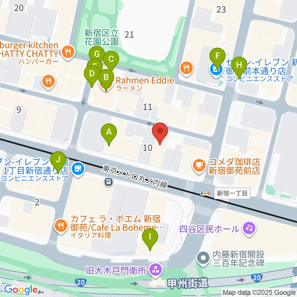 輸入ピアノ.com byカモシタピアノ周辺のファミレス・ファーストフード一覧地図