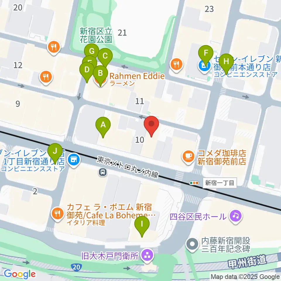 輸入ピアノ.com byカモシタピアノ周辺のファミレス・ファーストフード一覧地図