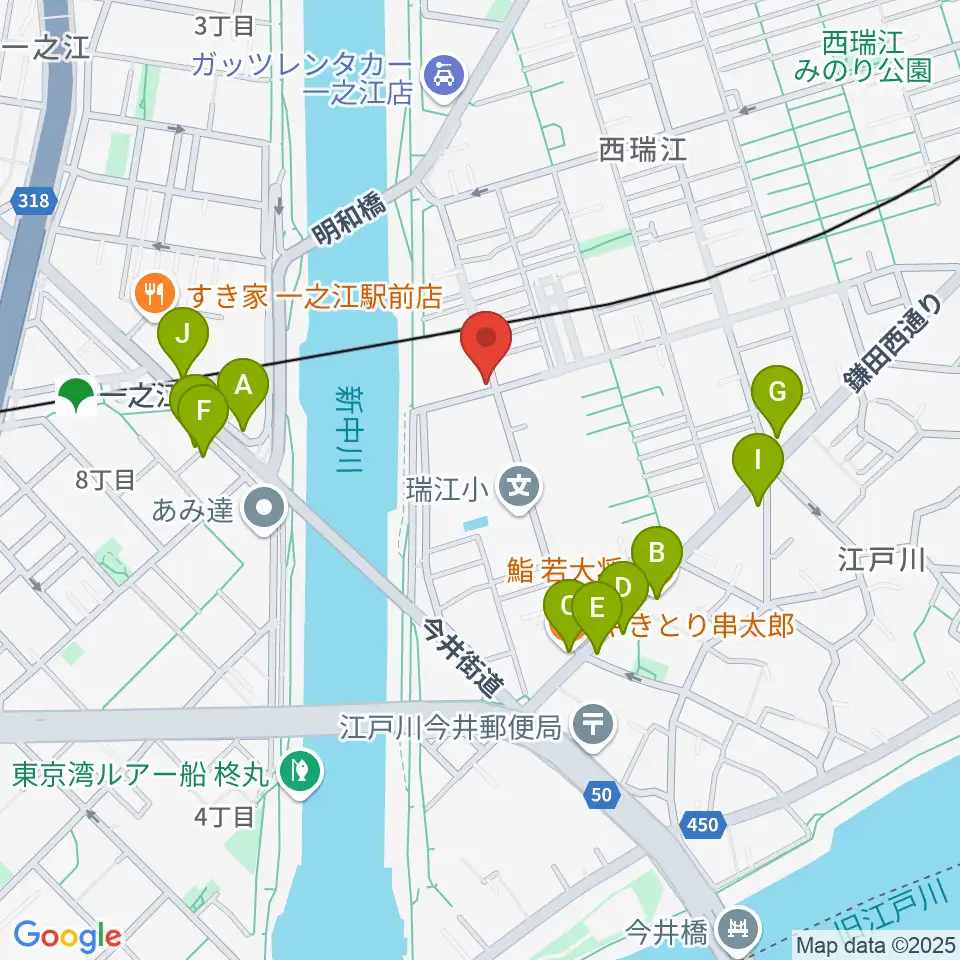 青葉ピアノ周辺のファミレス・ファーストフード一覧地図
