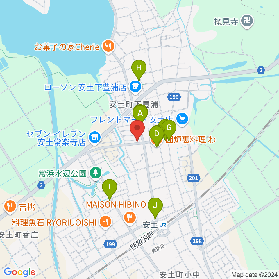 地球雑貨アース･ヴィレッジ周辺のファミレス・ファーストフード一覧地図