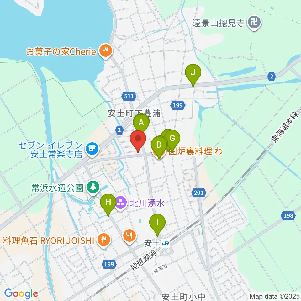 地球雑貨アース･ヴィレッジ周辺のファミレス・ファーストフード一覧地図