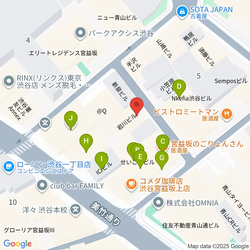 ネロ楽器周辺のファミレス・ファーストフード一覧地図