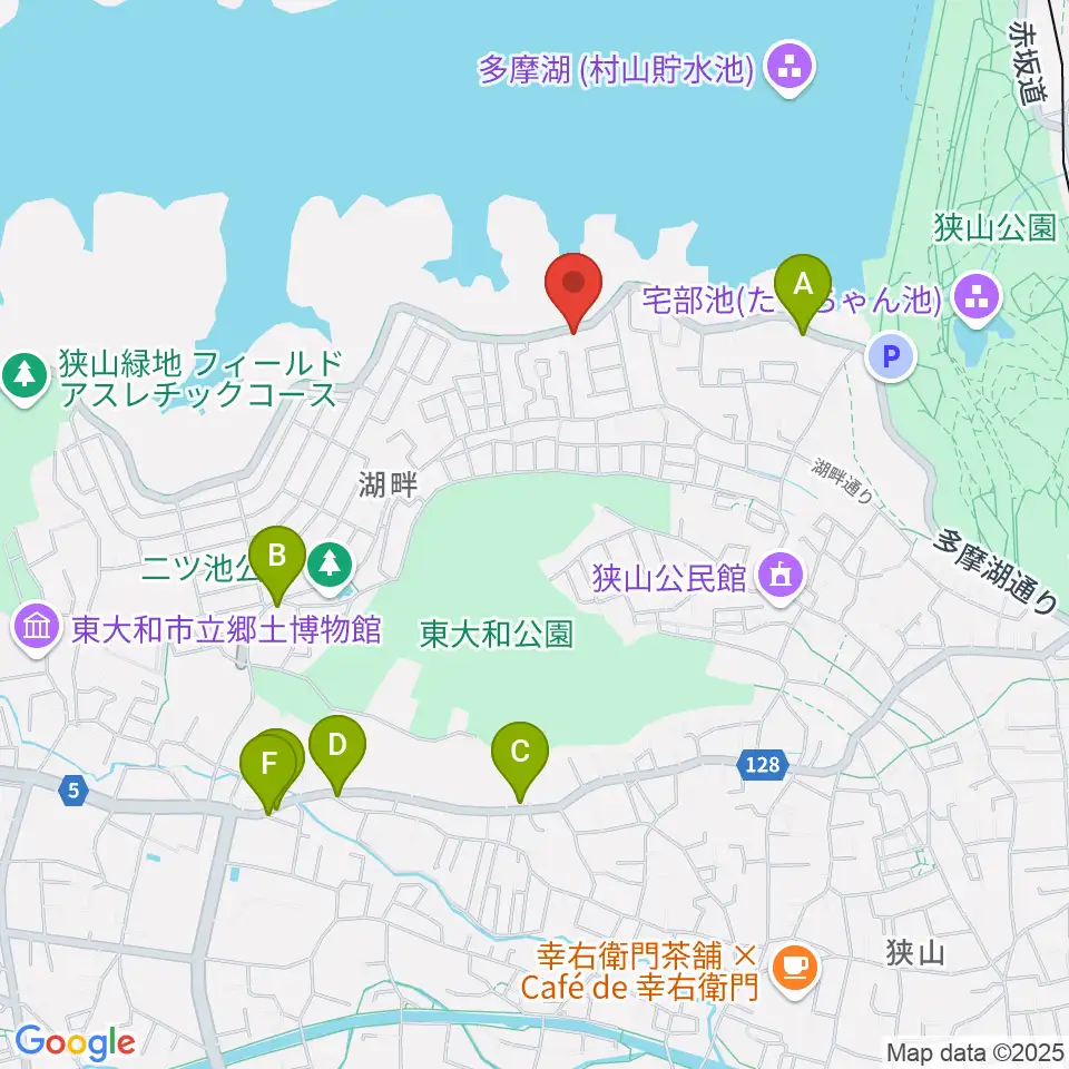 ガレリアコントラバッソ周辺のファミレス・ファーストフード一覧地図