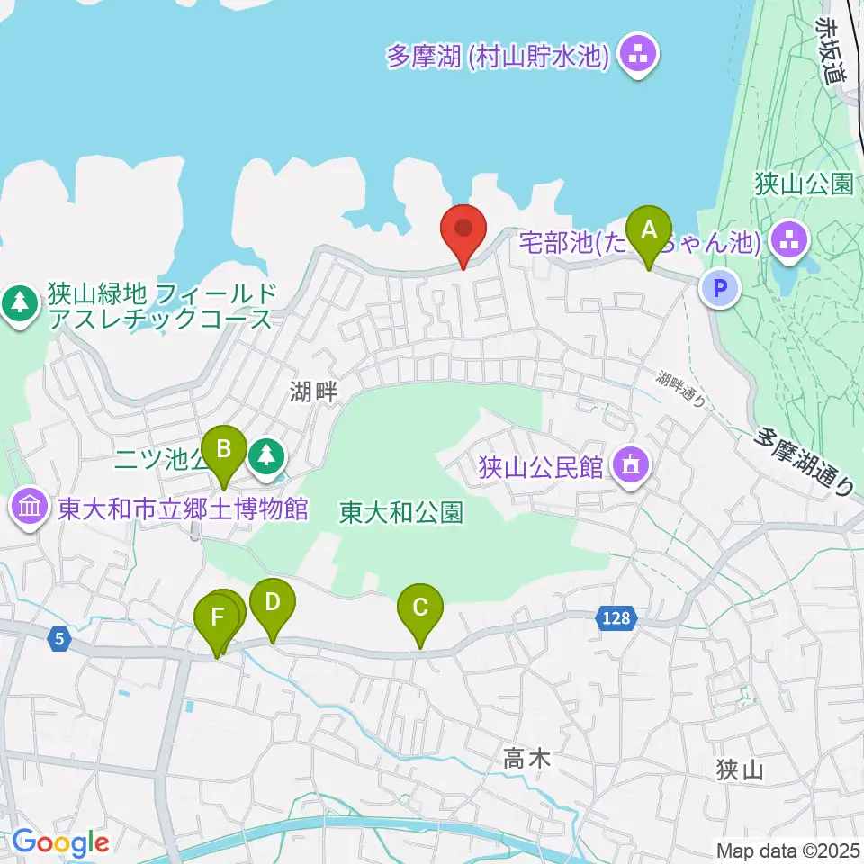 ガレリアコントラバッソ周辺のファミレス・ファーストフード一覧地図