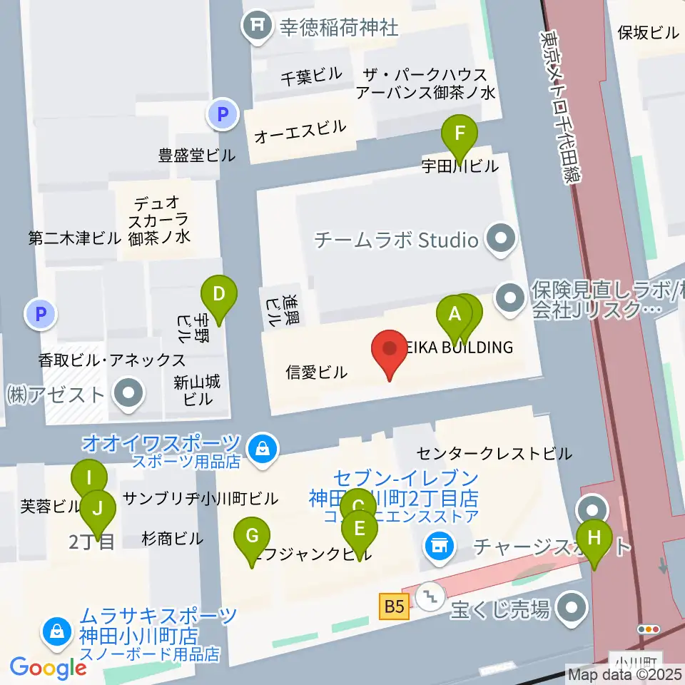 Hobo's周辺のファミレス・ファーストフード一覧地図