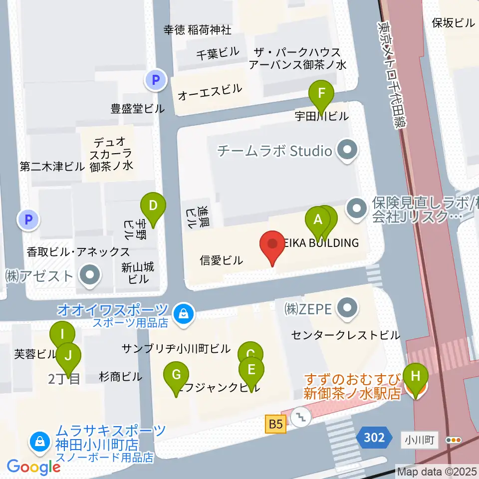 Hobo's周辺のファミレス・ファーストフード一覧地図