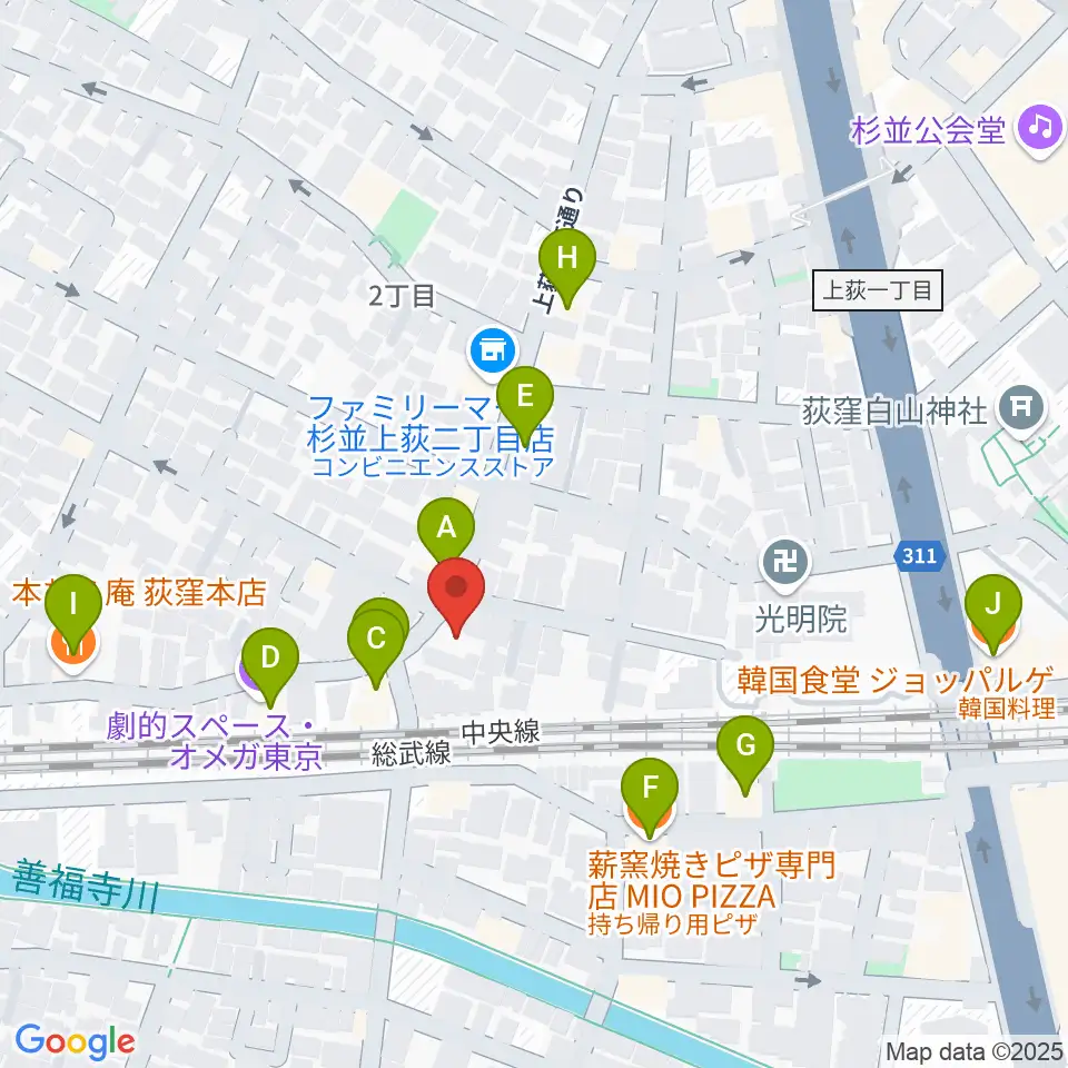 株式会社アイエムエス周辺のファミレス・ファーストフード一覧地図
