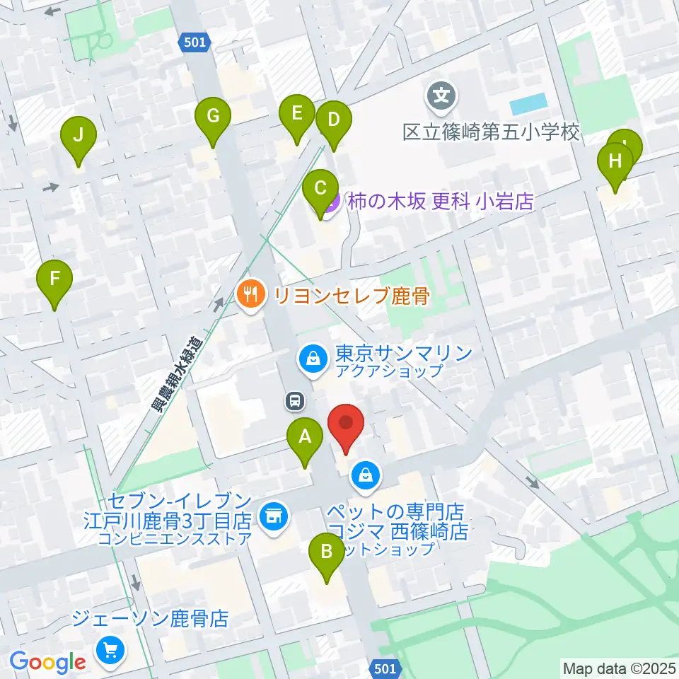 海宝堂周辺のファミレス・ファーストフード一覧地図