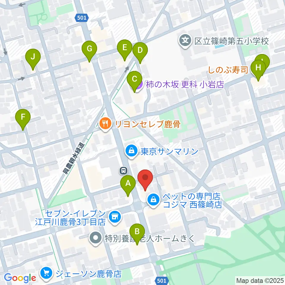 海宝堂周辺のファミレス・ファーストフード一覧地図
