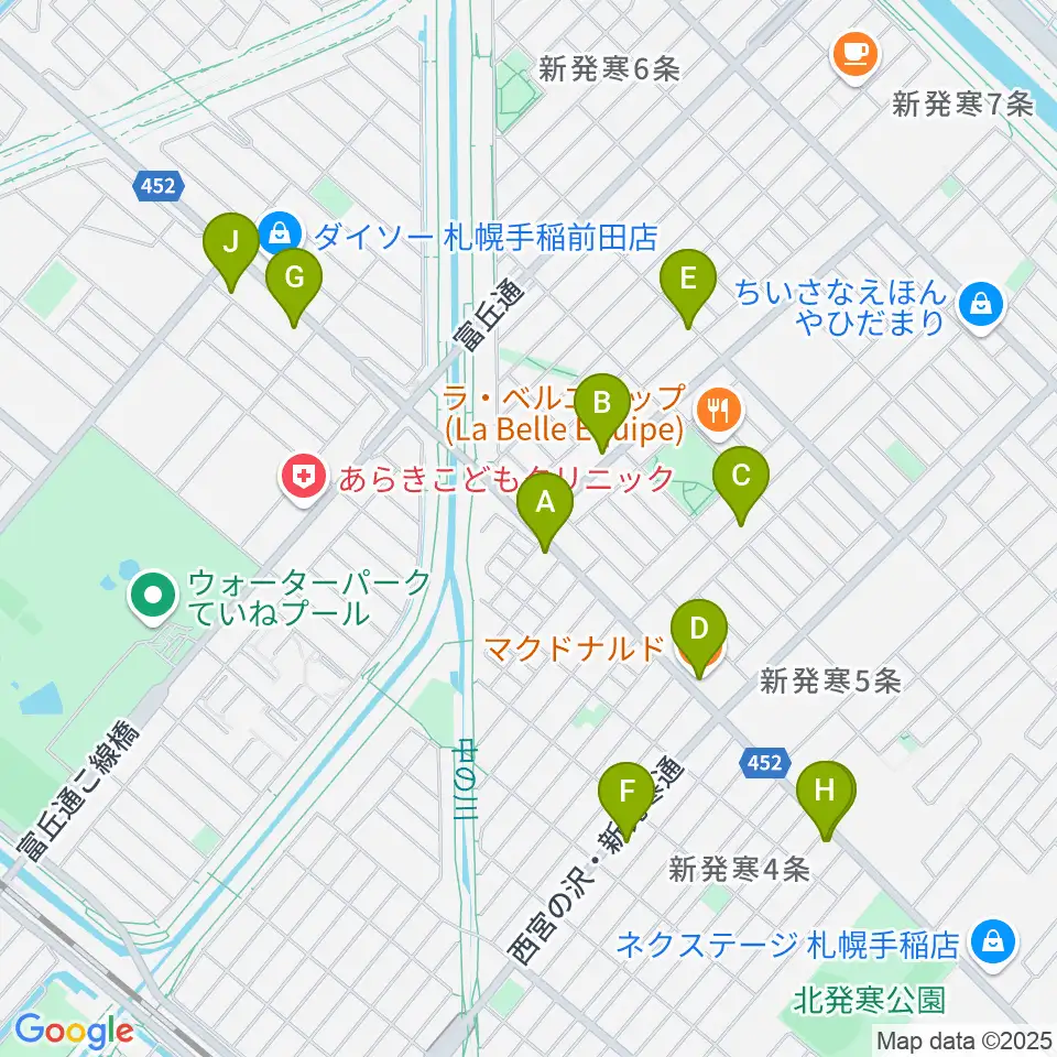 極東貿易周辺のファミレス・ファーストフード一覧地図