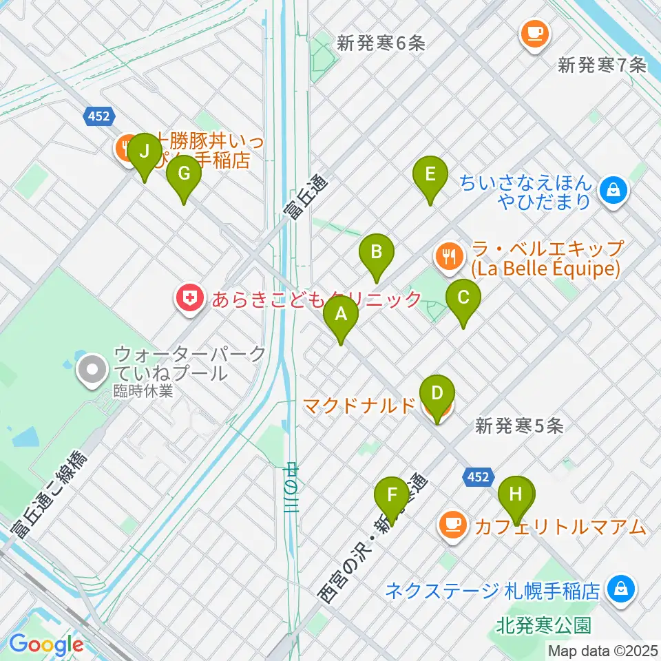 極東貿易周辺のファミレス・ファーストフード一覧地図
