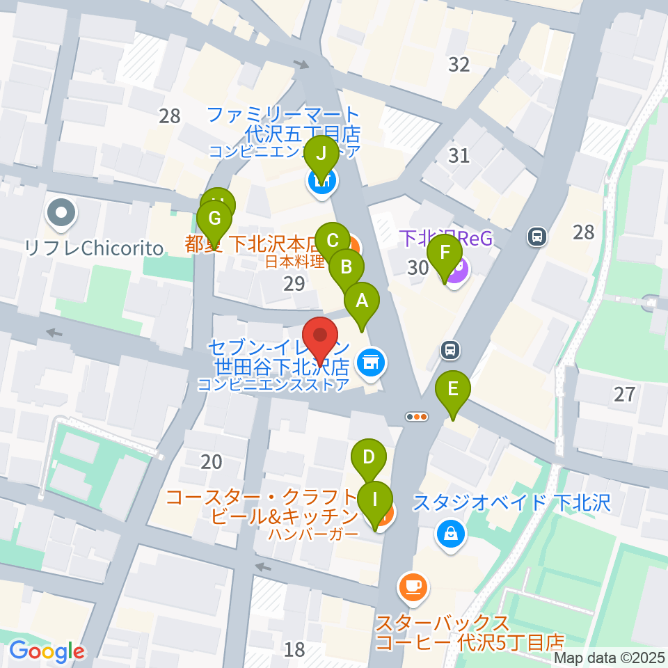 大津琴三絃周辺のファミレス・ファーストフード一覧地図