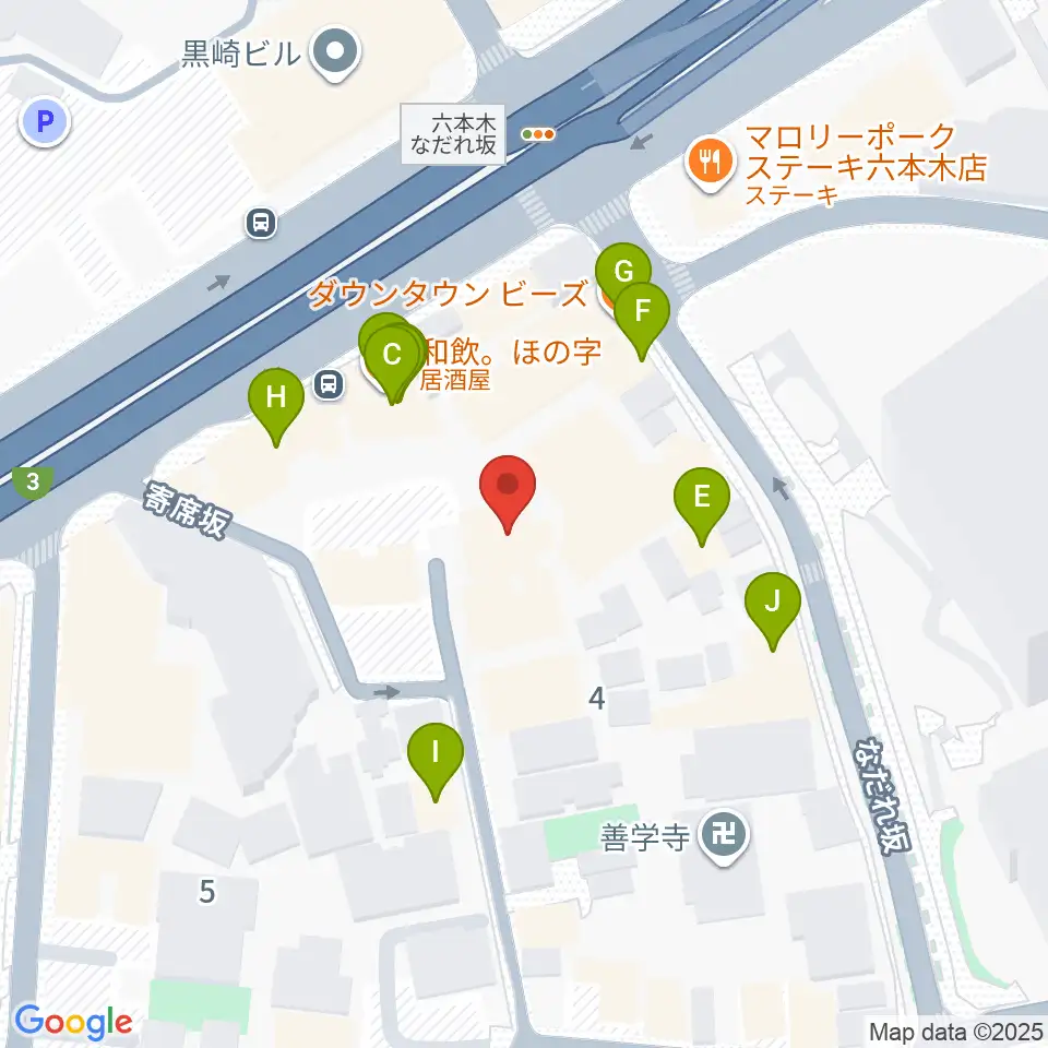 バイオリンリサーチ周辺のファミレス・ファーストフード一覧地図