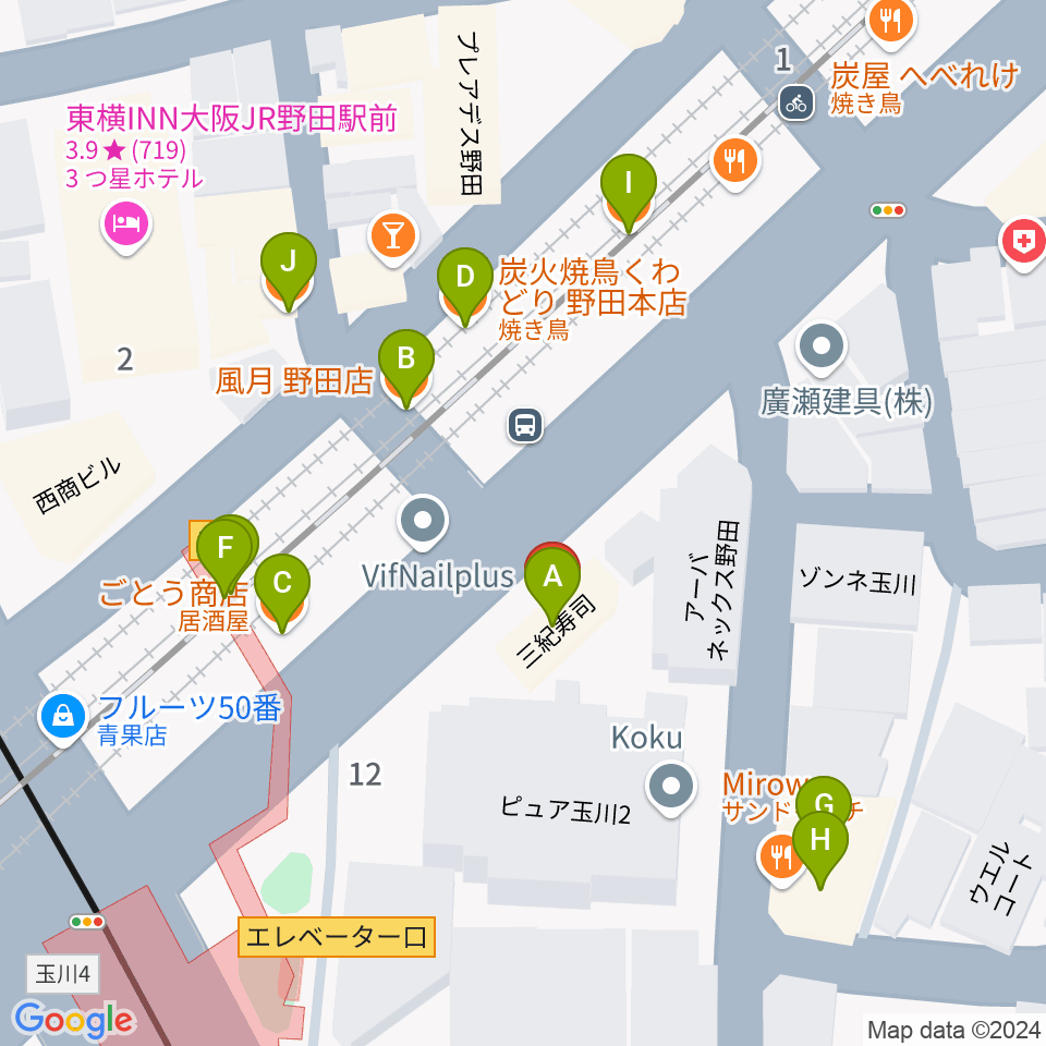 沖縄三線の店 佐々忠周辺のファミレス・ファーストフード一覧地図