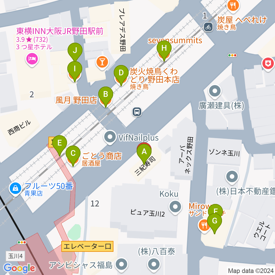 沖縄三線の店 佐々忠周辺のファミレス・ファーストフード一覧地図