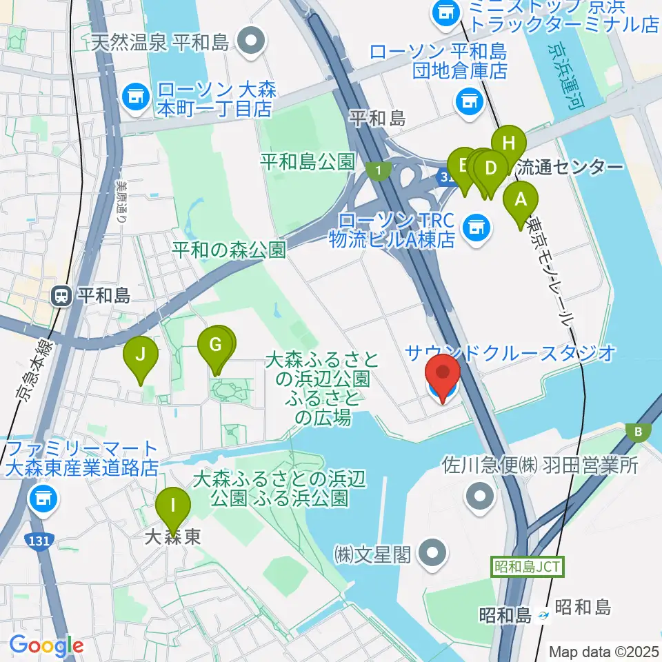 株式会社サウンドクルー周辺のファミレス・ファーストフード一覧地図