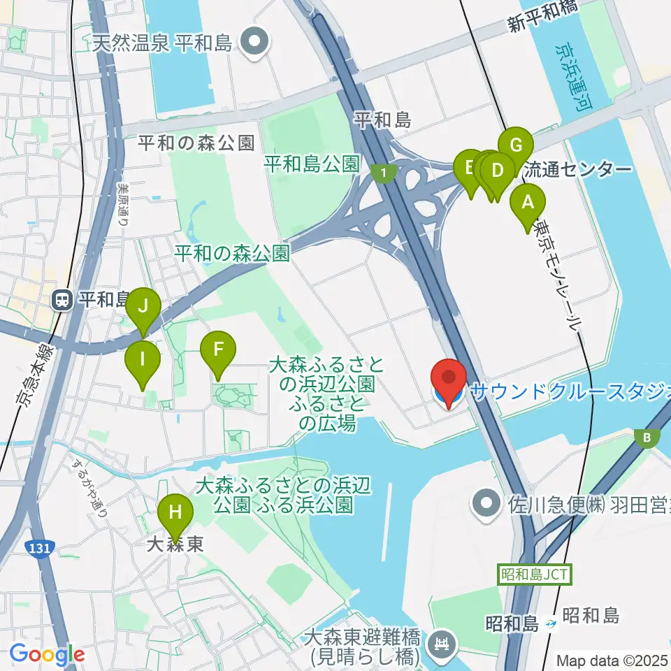 株式会社サウンドクルー周辺のファミレス・ファーストフード一覧地図