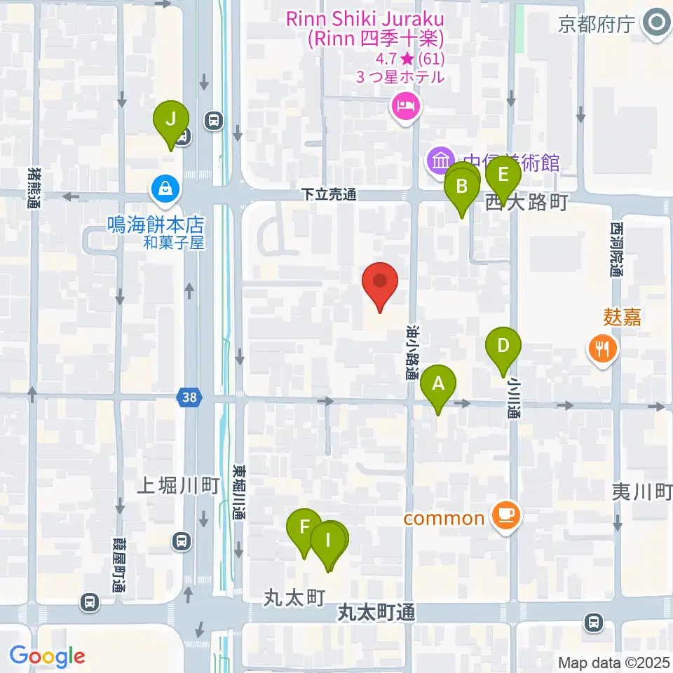 鳥羽屋周辺のファミレス・ファーストフード一覧地図