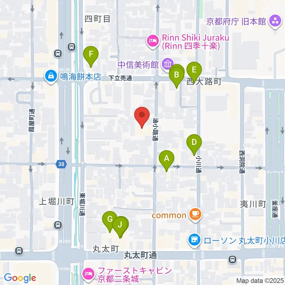 鳥羽屋周辺のファミレス・ファーストフード一覧地図