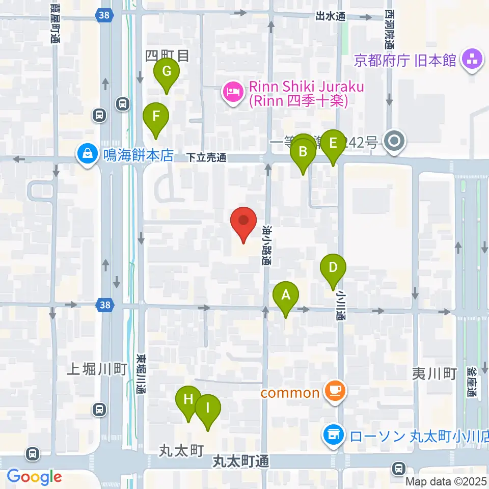 鳥羽屋周辺のファミレス・ファーストフード一覧地図