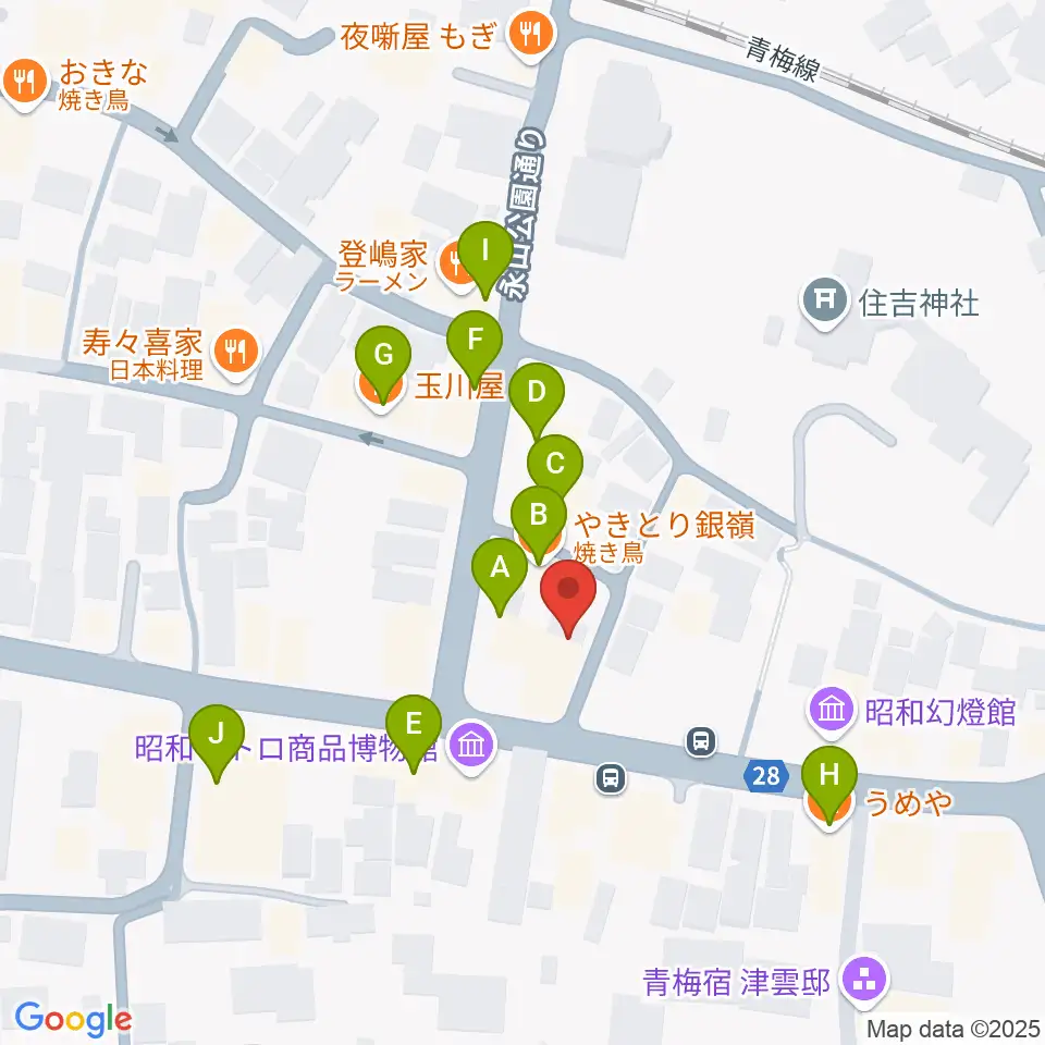 ハリーズエンジニアリング周辺のファミレス・ファーストフード一覧地図