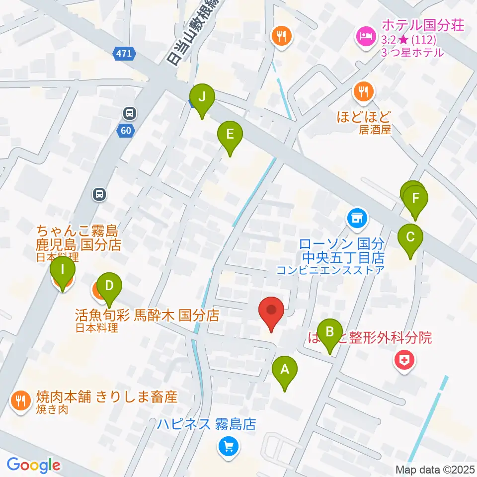 ミヤタカンパニー周辺のファミレス・ファーストフード一覧地図